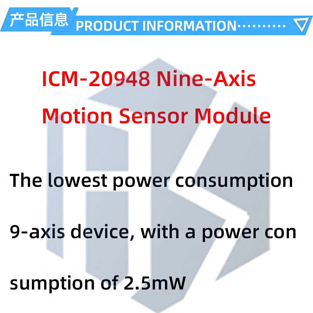DC 3.3-5V ICM-20602  ‌‌ICM-20948  High Precision Low Noise Six Axis Gyroscope Acceleration Module for arduino
