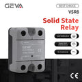 GEYA VSR8 Solid State Relay 10A 25A 40A 60A 80A  Single Phase 3-32VDC Input 24-480VAC Output High Quality