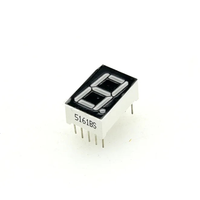 50pcs 1Bit 1 Bit Common Cathode Digital Tube 0.56' 0.56in. Red LED Digit 7 Segment