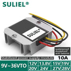 9V to 36V to 12V13.8V15V19V20V24V28V DC voltage regulator 12V to 12V power converter 12V battery regulated power supply module