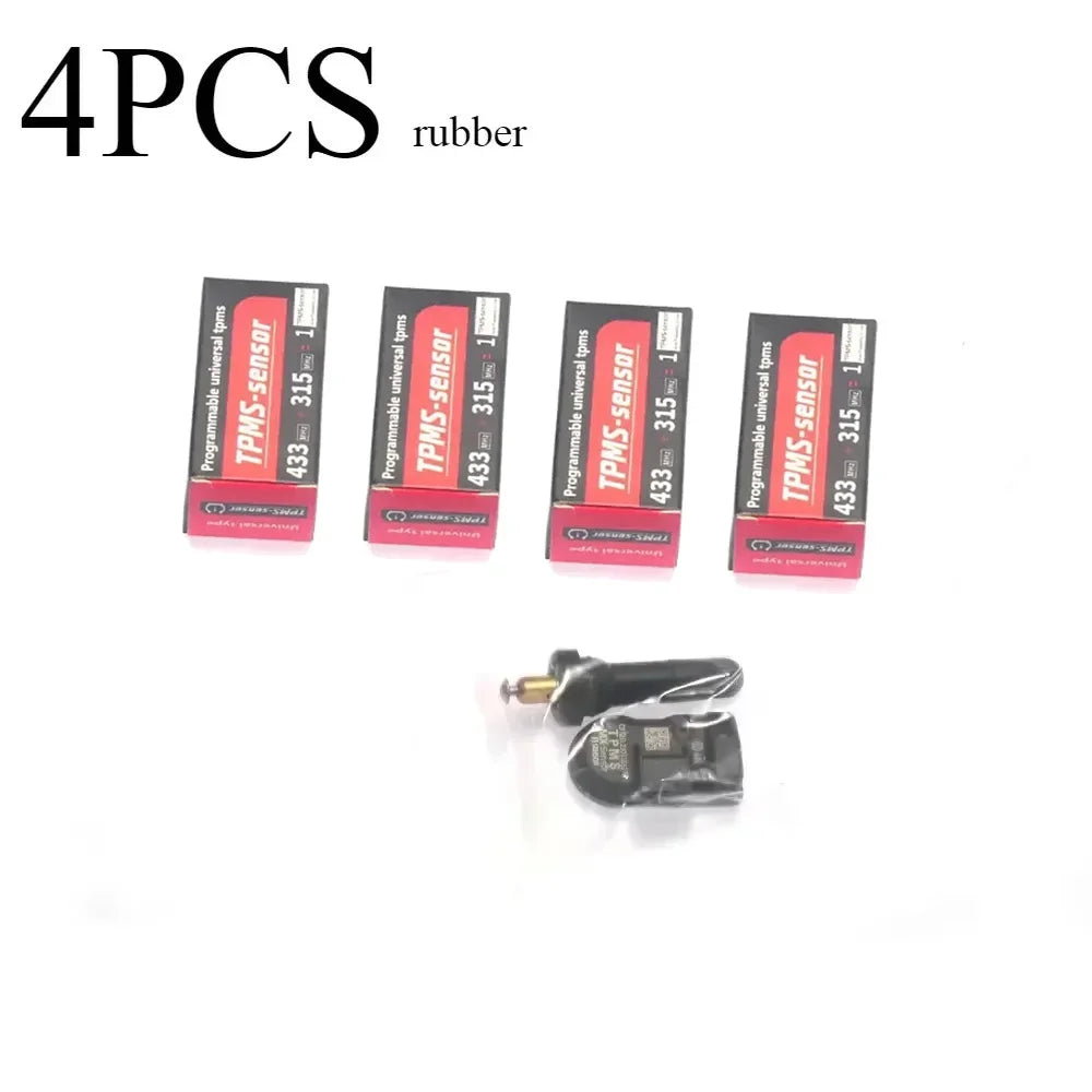 4pcs/set TPMS Sensors 2 in 1 433MHz+315MHz Support Programing with TS501 TS508 TS601 TS608 ITS600E MK808TS MK808S-TS MP808TS