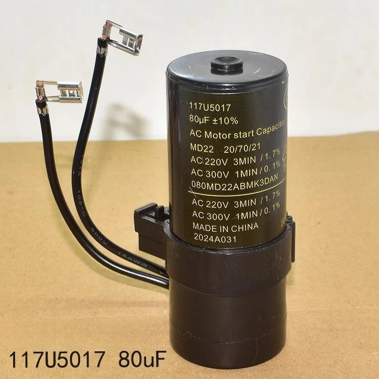 new Suitable for Danfoss refrigerator freezer compressor hammer starter 80uF starter capacitor 117u6019 5017