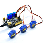 Keyestudio TB6612FNG Motor Servo Driver Expansion Board/Servo Drive Shield With PS2 LM2596S-5.0V DC-DC Depressurization Modules