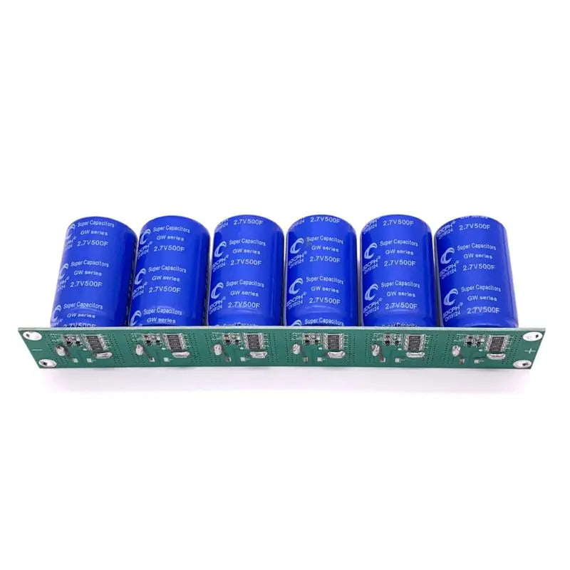 6pcs/set 16V 83F Super Farad Capacitor Single Row With for Protection Board 2.7V 500F Flat Electrolytic Ultracapac