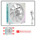 Coolcirc 120mm Modular Wireless Splicing 12CM PC Case Cooling Fan ARGB Infinite Mirror For Computer 120 240 360 Water Cooler