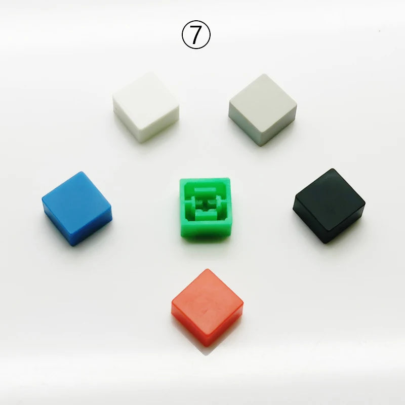 10 Sets Momentary Tactile Button 4PIN SMT/DIP 12X12mm H=9.8/9/16.8mm With Cap Tact Switch Push Button Switch Micro Key Button
