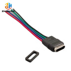 2/5/10pcs USB‑C Waterproof Female Connector 4Pin Straight Ear High Current Type C Charging Socket Jack with Rubber Ring