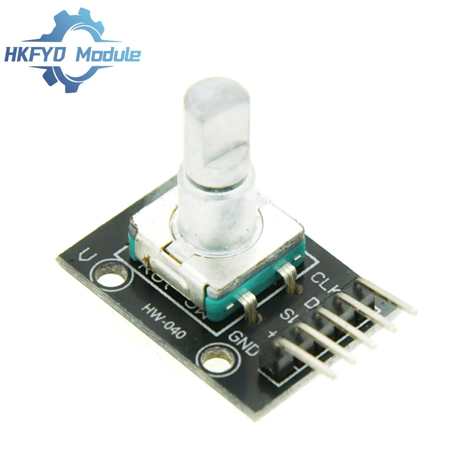 1-10PCS KY-040 360° Rotary Encoder Module – with Knob & Potentiometer, for Arduino & DIY Electronics