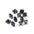 50Pcs Momentary Tactile Tact Push Button Switch 2 Pin DIP 6x6x4.3mm High 4.3mm