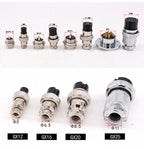 GX12 Female Plug Socket Waterproof M12 Circular Aviation Connector 2Pin 3Pin 4Pin 5Pin 6Pin 7Pin 1m 2m Extension Cable Wire