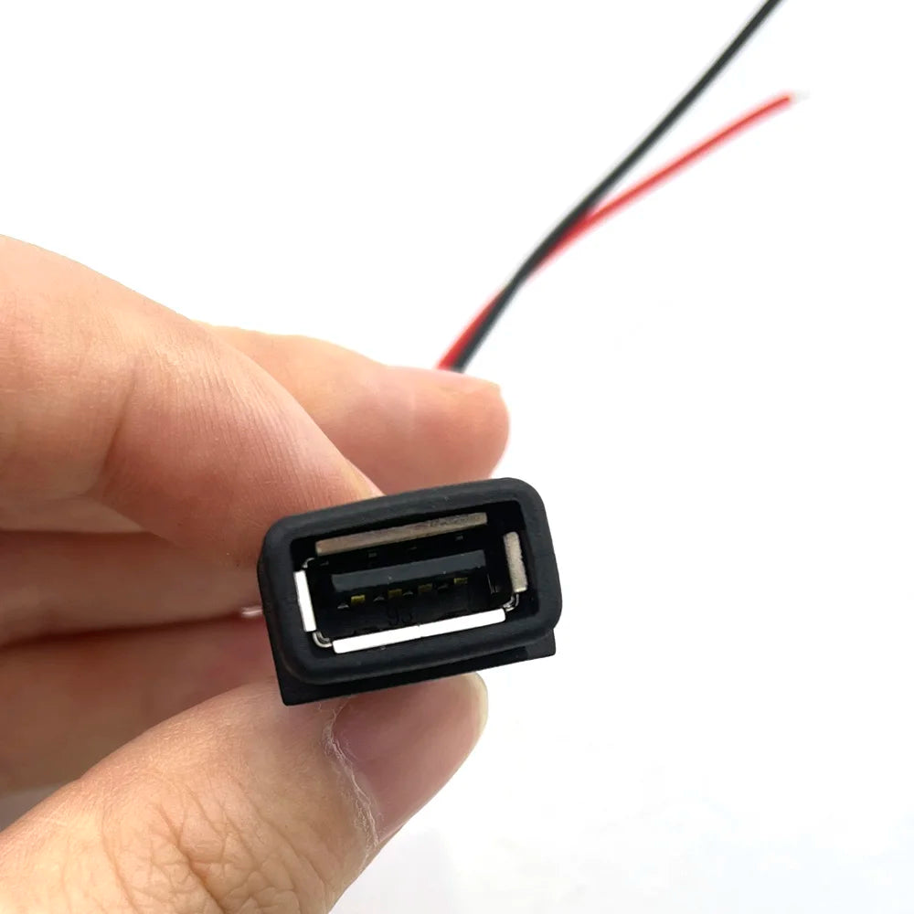 4 Pin Press Type USB Connector Type-C Waterproof with PH 2.0 Female Socket High Current Fast Charging Jack Port with Data Pin