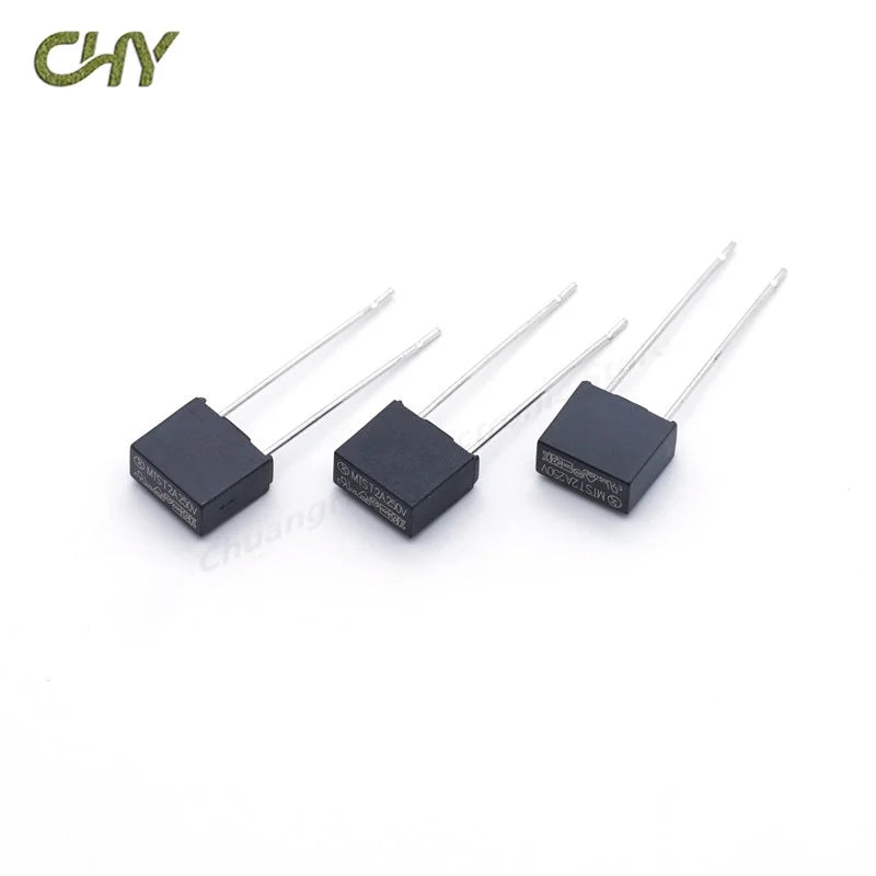10Pcs/Lot T1A/2/3.15/4/5/6.3/8A/10A/15A/16A/20A 250V MTS Black Square Slow Blow Current Encapsulated  Fuse 8MM（L）*4MM(W)*7MM(H)