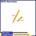 10/5PCS NTC thermistor temperature sensor Film resistance probe MF55 B3435 B3950 10K 50K 100K 25MM 50MM