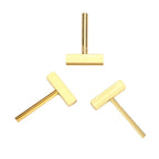 3 PCS 30W/40W/60W Power T Tip Soldering Iron Flat Tip Design For Ribbon Cable Hot Press Soldering Tip With Hot Press Stripe