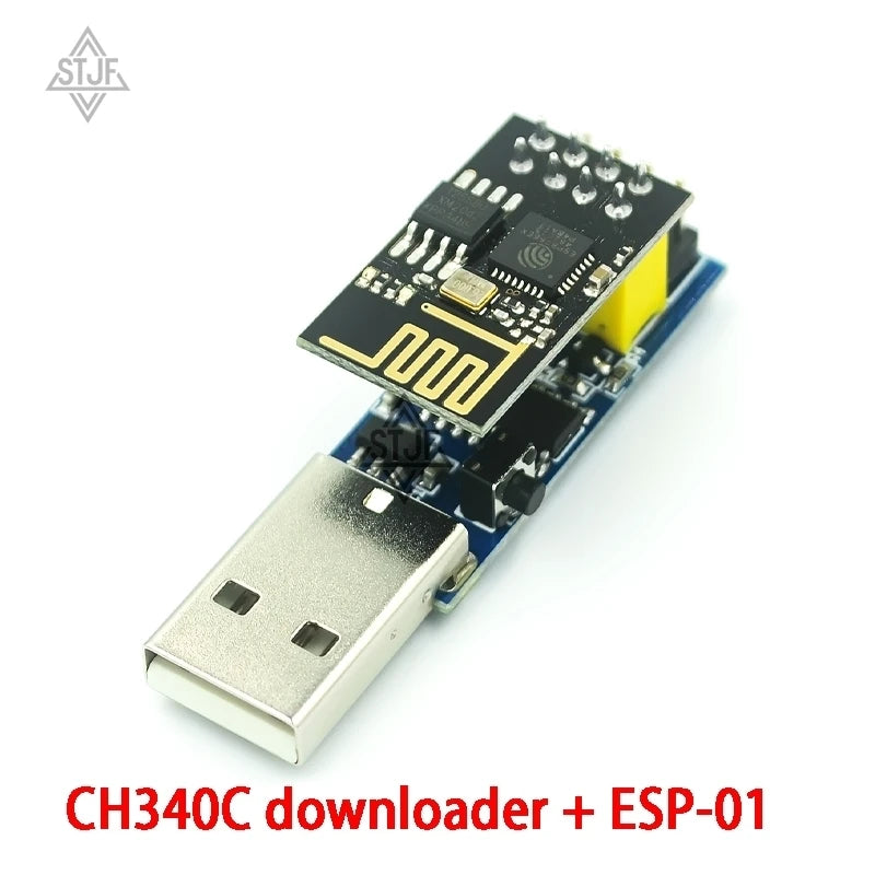 CH340C ESP8266 ESP-01 ESP01S Programmer Adapter USB to ESP8266 Serial Wireless Wifi Developent Board Module For Arduino