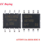 20Pcs/1pc ATTINY85 ATTINY85-20SU ATTINY SOIC-8 8KB 20MHz 8Bit Microcontroller SMD IC Chip ATTINY44A-SSUR ATTINY13A-SSU ATTINY10