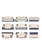 10PCS FPC Connector 0.5mm/1.0mm Pitch Drawer type Upper/ Bottom contact Type Socket FFC Flat Cable Socket 4P 5P 6P 8P 10P-60Pin