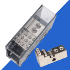 One in Multiple out Din Rail Terminal Block 150A Universal Distribution Box Wire Connector ABS/Copper Power Junction Box