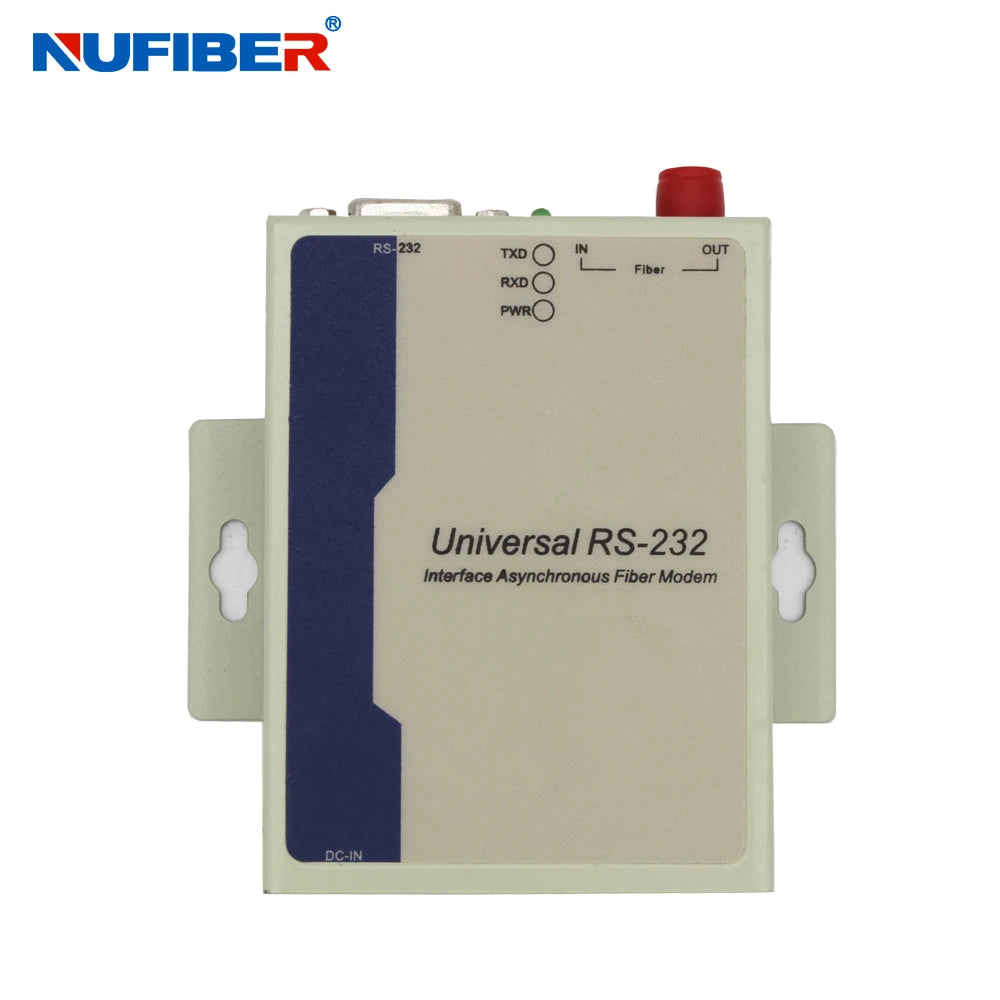 Industrial RS485/RS422/RS232 to Single-mode Simplex Serial to Fiber Converter, 1310nm/1550nm 20km Fiber optic modem