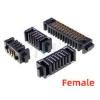 5 20Pcs Blade Male Battery Connector 2.0 MM Pitch 3 4 5 6 7 8 9 10 11 12 Position Right Angle Through Holes Straight PCB Header