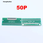 1pcs 4P 6P 8P 10P 12P 14P 15P 16P 18P 20P Test Board Adapter Double Rows Plate Connector 2.54mm 0.5mm Flip FPC Soft Flex Cable