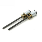 DC 3V 6v  gear motor N20 long shaft screw motor M4-55 threaded rod low speed metal Electric motor Smart car