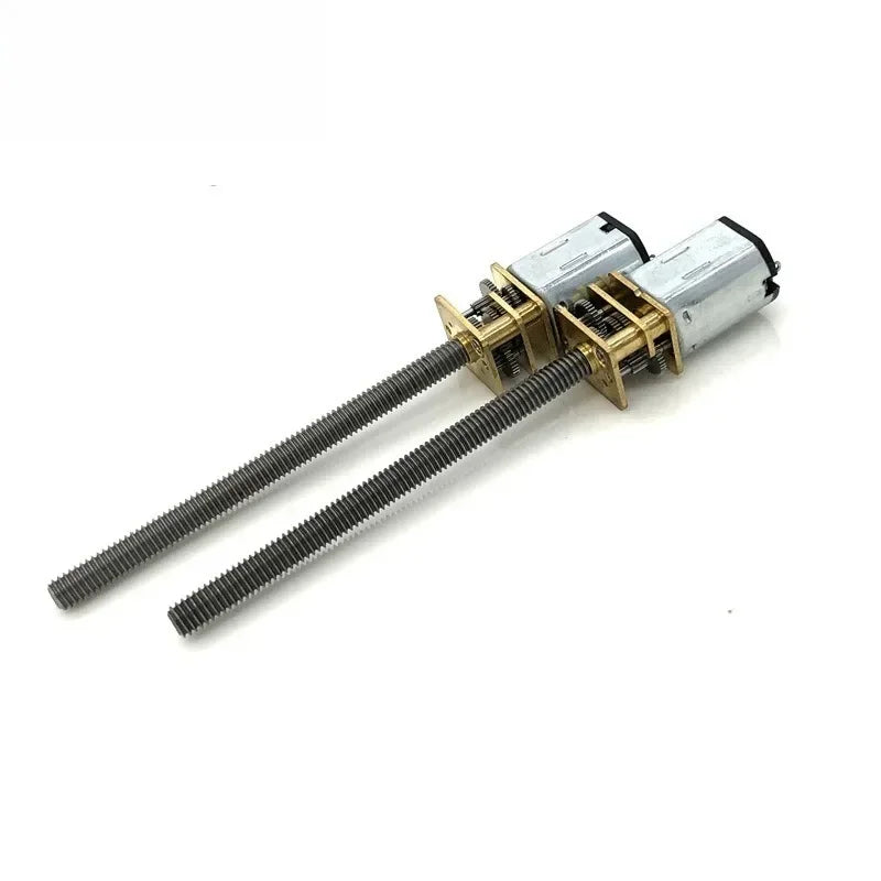 DC 3V 6v  gear motor N20 long shaft screw motor M4-55 threaded rod low speed metal Electric motor Smart car