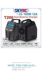 SKYRC IMAX B6 V2 6A 60W Balance Charger Discharger For NiMH NiCD LiHV NiCd Li-ion Battery Charger for DJI Mavic/Inspire Battery