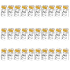 RJ45 Connector CAT6 Pass Through Connectors Crystal End Gold-Plated 8P8C Crimp UTP Standard Ethernet Network Modular Plug