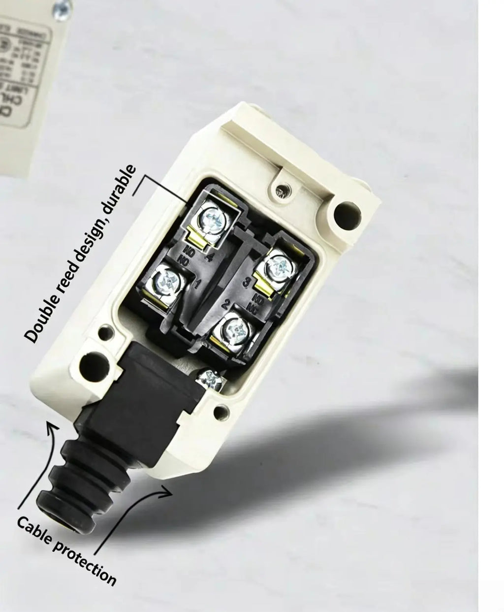 CNTD CHL-5200 Industrial Limit Switch Roller Plunger 6A 250V AC IP65 Heavy Duty Waterproof for Automation Machinery