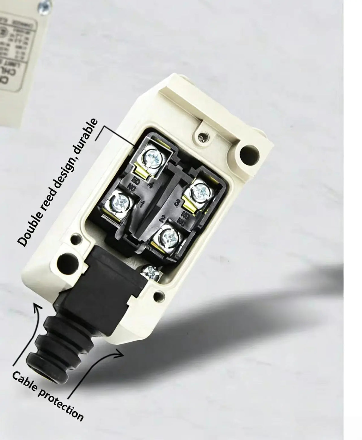 CNTD CHL-5200 Industrial Limit Switch Roller Plunger 6A 250V AC IP65 Heavy Duty Waterproof for Automation Machinery