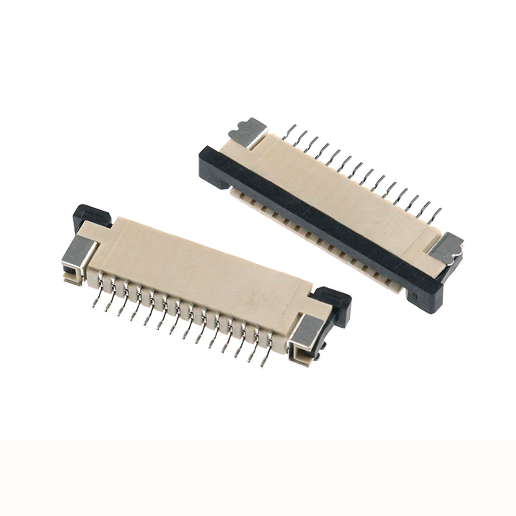 5pcs 1.0mm Pitch FPC Flat Flexible Cable FFC Connector 4P 5 6 7 8 9 10 12 14 16 20 22 24 26 28 30P 32 34 36 40P Top Contact SMT