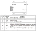 2pcs/lot lora6500pro - Long range 15Km 5W AES128 encrypted MESH network UART port 433 / 868 / 915MHz LoRa data module