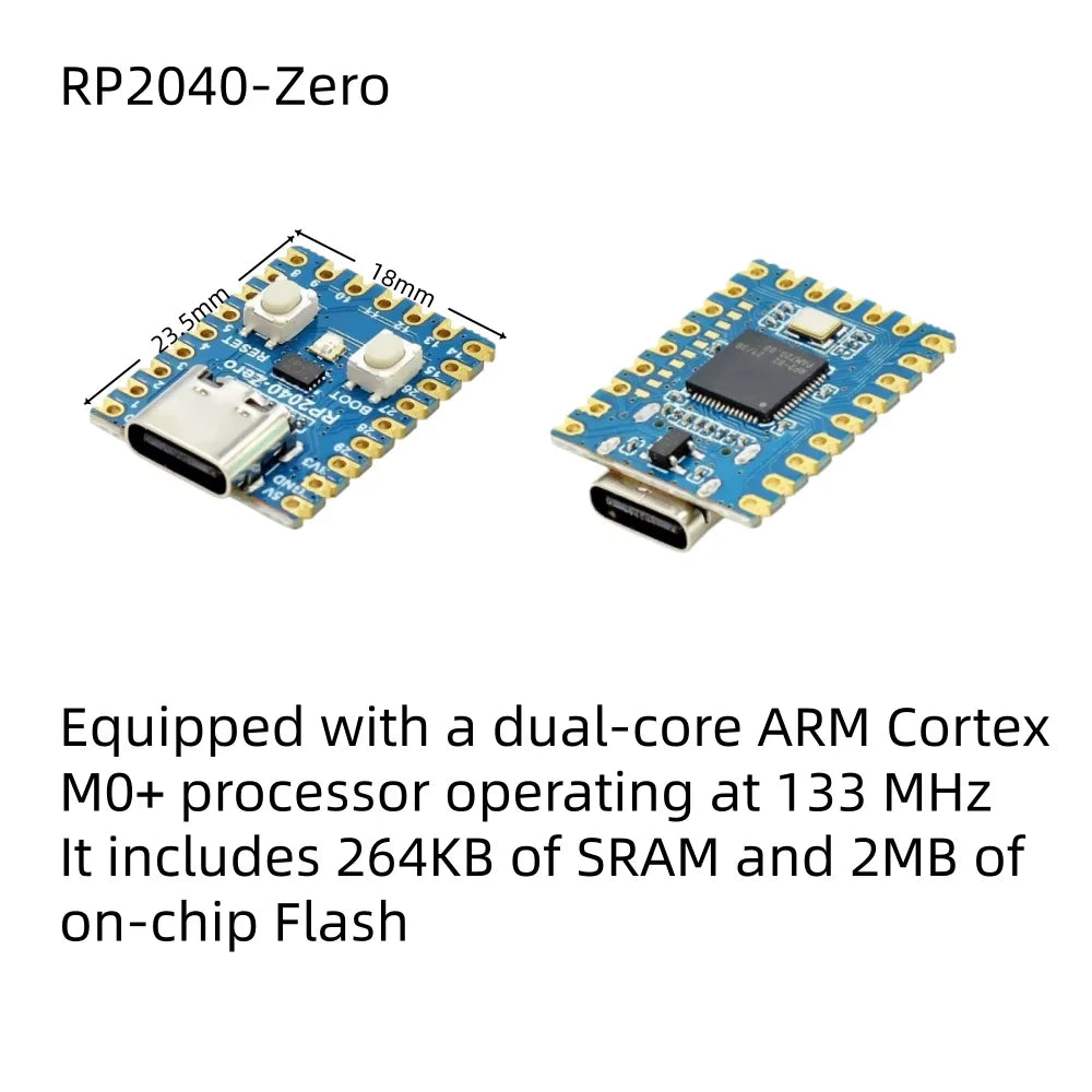 Original Raspberry Pi Pico Development Board, Pico or Pico H with Pin Header, Support MicroPython/C++