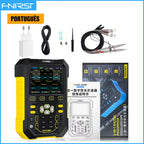 FNIRSI DPOX180H Handheld Dual Channel Digital Oscilloscope 180MHz-3DB 2 In 1 Function Signal Generator Fluorescence Display ZOOM