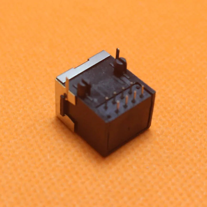5pcs RJ45 Network jack 8P Modular Network PCB Jack 8P Horizontal LAN Adapter Right Angle Connector with Shield