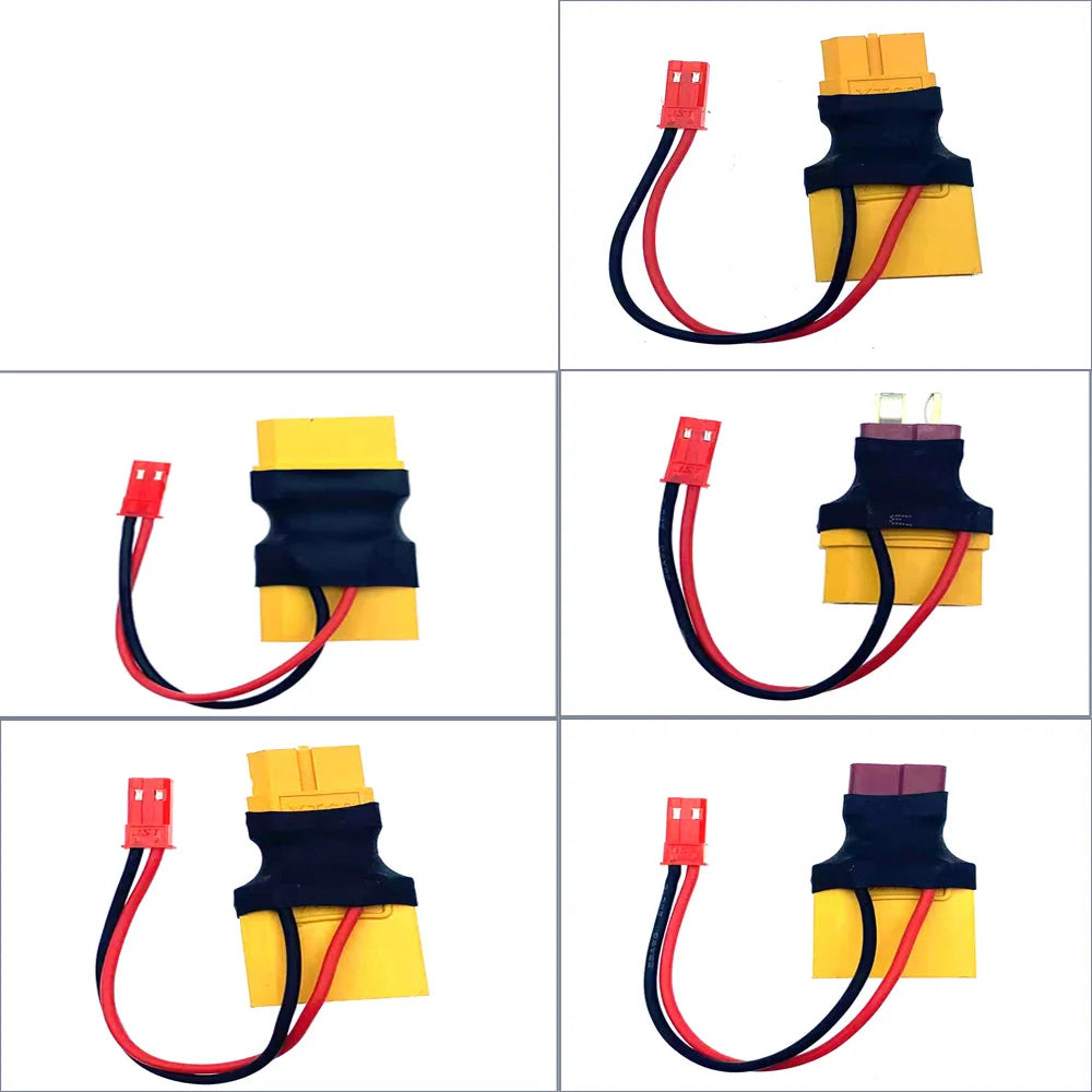 10PCS XT90 To XT 60 Female Male JST Convert Charge Connector Cable Power Adapter for Rc Car Boat Dropship LiPo