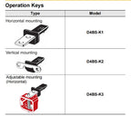 Authentic New Omron D4BS-K3 Operation Keys Limit Switch Attachment