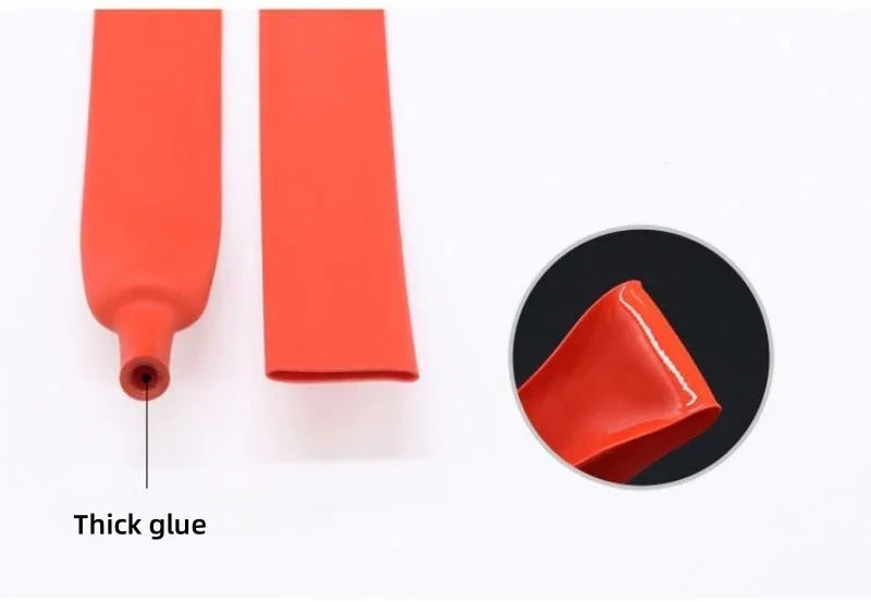 1M 3:1 Heat Shrink Tube With Double Wall Glue Diameter 1.6mm ~ 50mm DIY Wire Cable Connector Repair Waterproof Insulation Sleeve