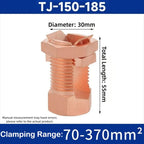 Electrical Equipment TJ Series Split Bolt Connector Sturdy Durable Copper Split Bolt Screw Terminal