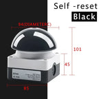 1/5/10 Pcs Large Mushroom Head Button Switch IP67 Watproof FAK - R/KC11/I 1NO+1NC Emergency Stop Self Reset Handle Foot Push