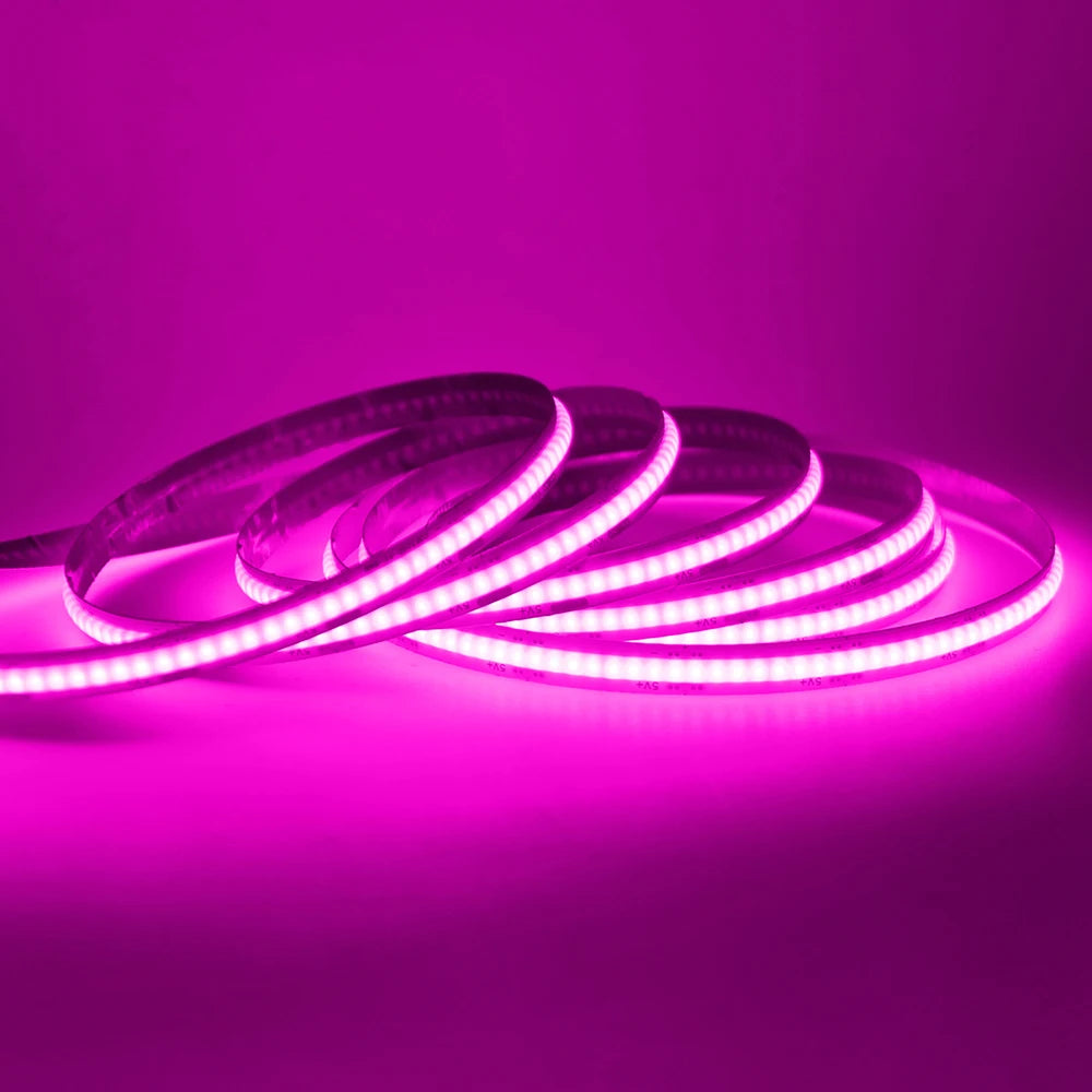 5V Motion Sensor Nigth Light COB Led Strip USB Battery Power 3mm 5mm 8mm PCB 320 LEDs Flex Lamp for Under Cabinet Kitchen Stairs
