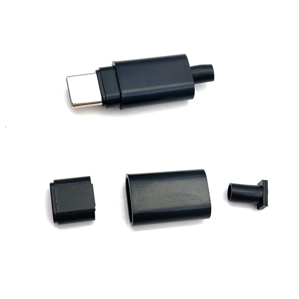 TYPE-C Male Plug Plastic Housing USB-C Plastic Shell C Type Connector Adapter Housing Type-C Charging Plugs Plastic Casing