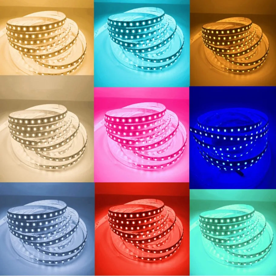 AC220V 230V LED Strip 120LEDs/m 2835 Home Strip High Brightness Ice Blue Green Yellow Pink Flexible And Cuttable Soft Lamp Bar