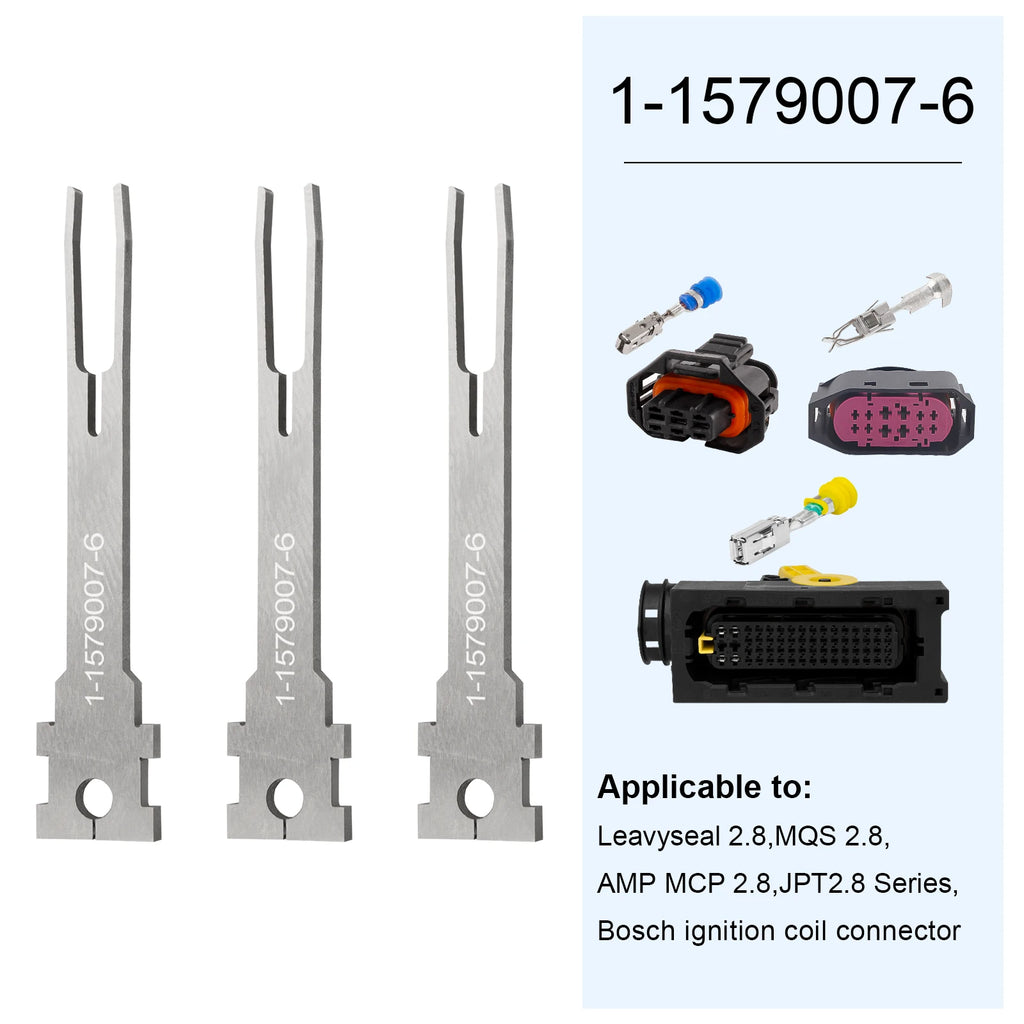JRready Replacement Tip Kit for Extraction Tool &Terminal Release Tool for Deutsch,AMP/TE,Molex,Delphi,JST,Harting Connectors