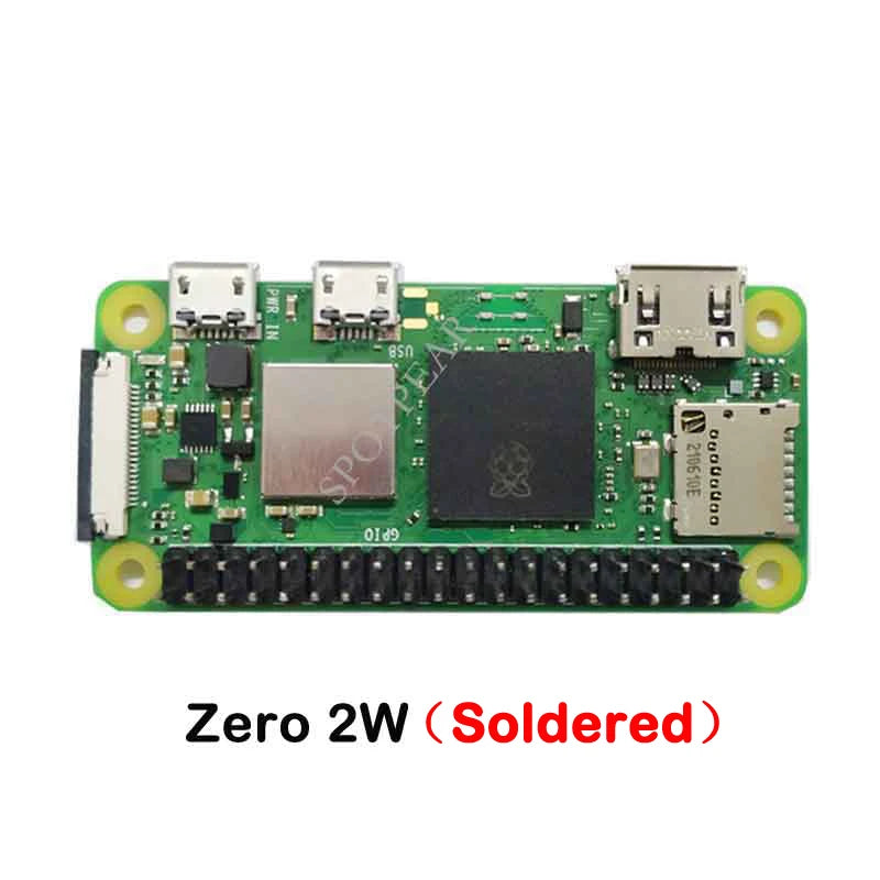 Raspberry Pi Zero 2W Optional Kit Zero 2W 3USB RJ45 Adapter board+32GB SD Card+Card reader+ Heat Sink+Case