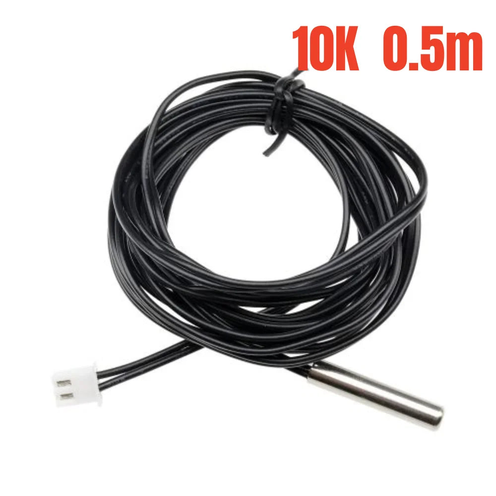 Thermistor Waterproof Temperature Controller Sensor Probe W1209 STC-1000 W3001 Thermostat 0.5m/1m/2m/3m DS18B20 NTC 10K 1% 3950