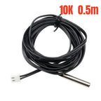 Thermistor Waterproof Temperature Controller Sensor Probe W1209 STC-1000 W3001 Thermostat 0.5m/1m/2m/3m DS18B20 NTC 10K 1% 3950