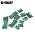 FPC FFC Adapter Board 0.5mm 1.0mm To 2.54mm Connector Straight Needle And Curved Pin 6 8 10 12 20 24 26 30 34 40 50 60 Pin