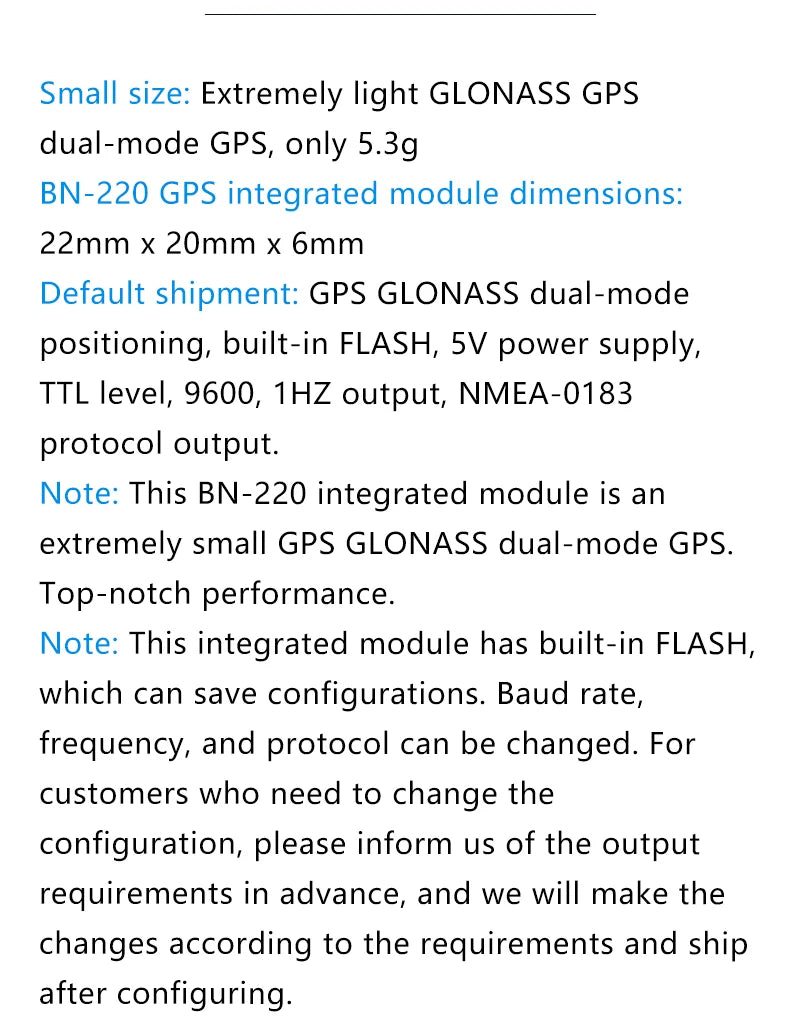 BN‑180 BN‑220 BN‑880Q GPS Module GNSS Receiver Module GPS GLONASS BDS Dual Mode Positioning Module PPS Timing